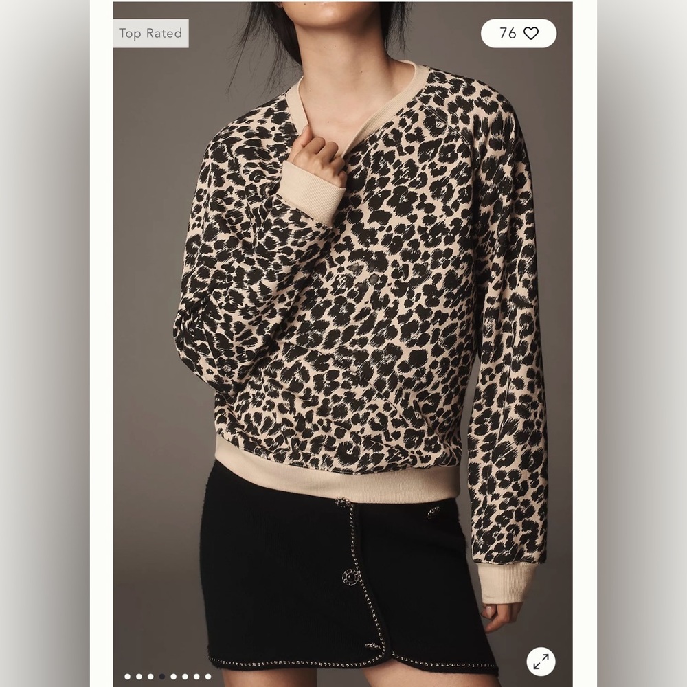 NWOT size Medium Anthropologie Maeve Printed Sweatshirt